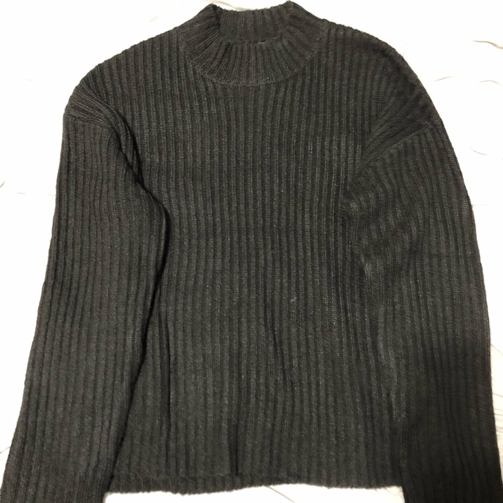 Never Worn!! Black, High Neck Sweater